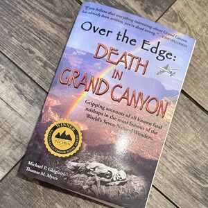 Over the Edge: Death in Grand Canyon Paperback - Scenic Rainbow Cover